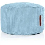 Green Bean Sitzsack-Hocker, Hellblau, Textil, F&uuml;llung: Styroporkugeln, Rund,