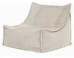 icon Kindersitzsack, Beige, Textil, 180 L, 1-Sitzer, Quadratisch, 67x60x67 cm,