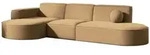 Fun M&ouml;bel Ecksofa, Braun, Holzwerkstoff, 296x78x165 cm, Loungem&ouml;bel,...