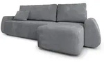 Masseno Ecksofa, Grau, Holz, 3-Sitzer, L-Form,L-Form, 256x156 cm, Wohnzimmer,...