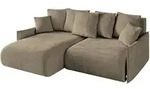Altdecor Ecksofa, Braun, Kunststoff, 4-Sitzer, 216x177 cm, Wohnzimmer, Sofas &