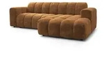 Masseno Ecksofa, Hellbraun, Holz, 3-Sitzer, L-Form,L-Form, 274x165 cm, Wohnzimmer,