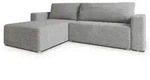 Masseno Ecksofa, Hellgrau, Textil, 3-Sitzer, L-Form, 283x183 cm, Wohnzimmer,...