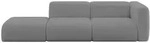 Altdecor Sofa, Platin, Kunststoff, 3-Sitzer, L-Form, 296x70x89 cm, Wohnzimmer, Sofas