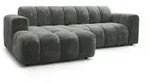Masseno Ecksofa, Grau, Holz, 3-Sitzer, L-Form,L-Form, 274x165 cm, Wohnzimmer, Sofas &