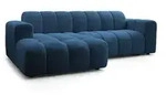 Masseno Ecksofa, Blau, Holz, 3-Sitzer, L-Form,L-Form, 274x165 cm, Wohnzimmer, Sofas &