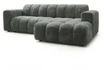 Masseno Ecksofa, Grau, Holz, 3-Sitzer, L-Form,L-Form, 274x165 cm, Wohnzimmer, Sofas &