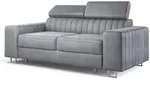 Masseno Bettsofa, Hellgrau, Textil, 2-Sitzer, 194x88x90 cm, Wohnzimmer, Sofas &
