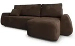 Masseno Ecksofa, Braun, Holz, 3-Sitzer, L-Form,L-Form, 256x156 cm, Wohnzimmer,...