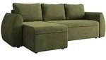 Mirjan24 Eckschlafsofa, Gr&uuml;n, Kunststoff, L-Form,L-Form, 245x143 cm, Wohnzimmer,