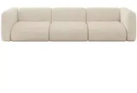 Altdecor Modulares, Greige, Kunststoff, 3-Sitzer, 319x70x89 cm, Wohnzimmer,...