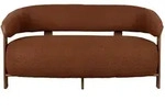 Housecraft Living Sofa, Braun, Kunststoff, 135.5x69.5x71 cm, Wohnzimmer, Sofas &