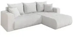 Altdecor Ecksofa, Wei&szlig;, Kunststoff, 5-Sitzer, L-Form, 277x194 cm, Wohnzimmer,...