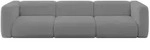 Altdecor Modulares, Platin, Kunststoff, 3-Sitzer, 319x70x89 cm, Wohnzimmer,...
