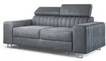 Masseno Bettsofa, Grau, Textil, 2-Sitzer, 194x88x90 cm, Wohnzimmer, Sofas &...