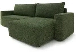 Masseno Ecksofa, Gr&uuml;n, Textil, 4-Sitzer, L-Form,L-Form, 280x162 cm, Wohnzimmer,