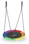 Relaxdays Nestschaukel, Mehrfarbig, Kunststoff, Metall, 90x150x90 cm, Outdoor