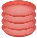 Koziol Fr&uuml;hst&uuml;cksteller, Rot, Kunststoff, 20.5x2x20.5 cm, Essen & Trinken,