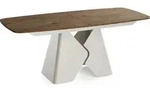 WFL Group Esstisch, Alteiche, Metall, Nachbildung, 10-Sitzer,...
