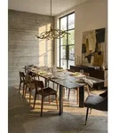 Kadima Design Esstisch, Schwarz, Metall, Rechteckig,Rechteckig, Stativgestell,