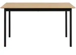 Selsey Esstisch, Beige, Metall, 4-Sitzer, Rechteckig,Rechteckig, 140x75x85 cm,