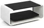 WFL Group Couchtisch, Schwarz, Holzwerkstoff, Nachbildung, Rechteckig,...