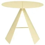 Zuiver Beistelltisch, Gelb, Metall, Rund, 45x40.5x45.8 cm, Wohnzimmer,