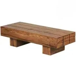 Kadima Design Couchtisch, Braun, Holz, Echtholz,Sheesham, Rechteckig,Rechteckig,