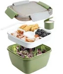 Bento, Olivgr&uuml;n, Kunststoff, 17x9.6x17 cm, K&uuml;chenzubeh&ouml;r, Vorratsbeh&auml;lter,