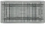 Nachtmann Platte, Grau, Glas, Rechteckig, 14x2.3x28 cm, Tischkultur & Servieren,