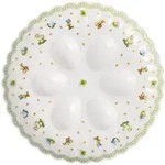 Villeroy & Boch Eierteller, Gr&uuml;n, Keramik, 24.2x3.2x24.2 cm, Tischkultur &