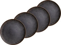 M&auml;ser DESSERTTELLERSET Braun, Schwarz