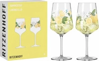 Ritzenhoff GL&Auml;SERSET Gelb, Gr&uuml;n, Transparent 22.5 cm