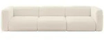 Altdecor Modulares, Kaschmir, Kunststoff, 3-Sitzer, 319x70x89 cm, Wohnzimmer,...