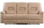 Beliani 3-Sitzer-Sofa, Beige, Textil, 204x101x73 cm, Wohnzimmer, Sofas &...