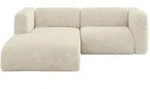 Altdecor Ecksofa, Creme, Kunststoff, 2-Sitzer, 227x179 cm, Wohnzimmer, Sofas &