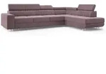 Masseno Ecksofa, Lila, Holz, 5-Sitzer, L-Form,L-Form, 332x190 cm, Wohnzimmer,...