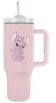 Disney Becher-To-Go Stitch, Mehrfarbig, Metall, Kunststoff, 1.2 L, 27.2x14.2x10...