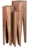 Kadima Design Beistelltisch, Akazie, Holz, Echtholz,Akazie, Rechteckig,Rechteckig,