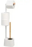 bremermann Wc-Garnitur,, Wei&szlig;, Metall, 15x66x11 cm, Badezimmer, WC...