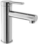 REA Waschbeckenarmatur, Chrom, Metall, 5x16.5x15 cm, Badezimmer, Waschbecken &