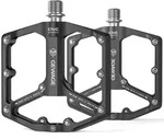 Fahrradpedale, Schwarz, Metall, 10x1.5x10.4 cm, Freizeit, Sport & Fitness,