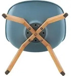 Esszimmerstuhl, Blau, Kunststoff, 47.5x82x41 cm, Esszimmer, St&uuml;hle,