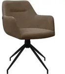 CLP Esszimmerstuhl, Taupe, Metall, 58x85x60 cm, Esszimmer, St&uuml;hle, Esszimmerst&uuml;hle,
