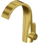 Waschtischarmatur Steinberg Serie 280, Gold, Metall, 5.8x22.6x18.6 cm, Made in