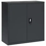 vidaXL Aktenschrank, Anthrazit, Metall, 40x90x90 cm, Arbeitszimmer,...