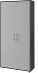 Mid.you Aktenschrank Office Edition, Anthrazit, Grau, Holzwerkstoff, 4 F&auml;cher,