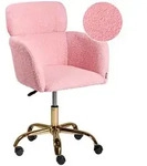 Beliani Schreibtischstuhl, Pink, Textil, 60x84x60 cm, Arbeitszimmer,...