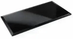Relaxdays Glasplatte, Schwarz, Glas, 120x0.6x65 cm, Esszimmer, Tische, Esstische,