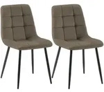 CLP Stuhl, Taupe, Metall, 45x84x55 cm, Esszimmer, St&uuml;hle, Esszimmerst&uuml;hle,
